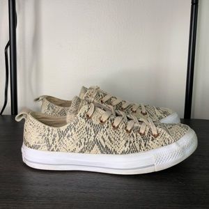 Converse Chuck Taylor Snakeskin Sneakers Sz 8